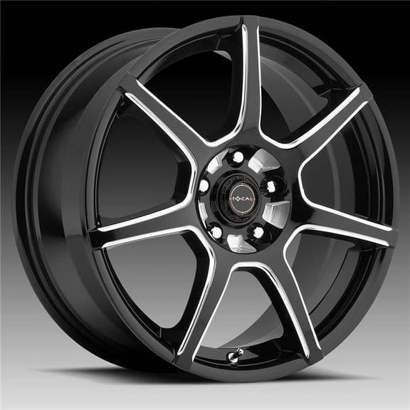 Focal 422BM F-007 Matte Black Wheel (16x7"/5x4.5mm,  40 mm offset)