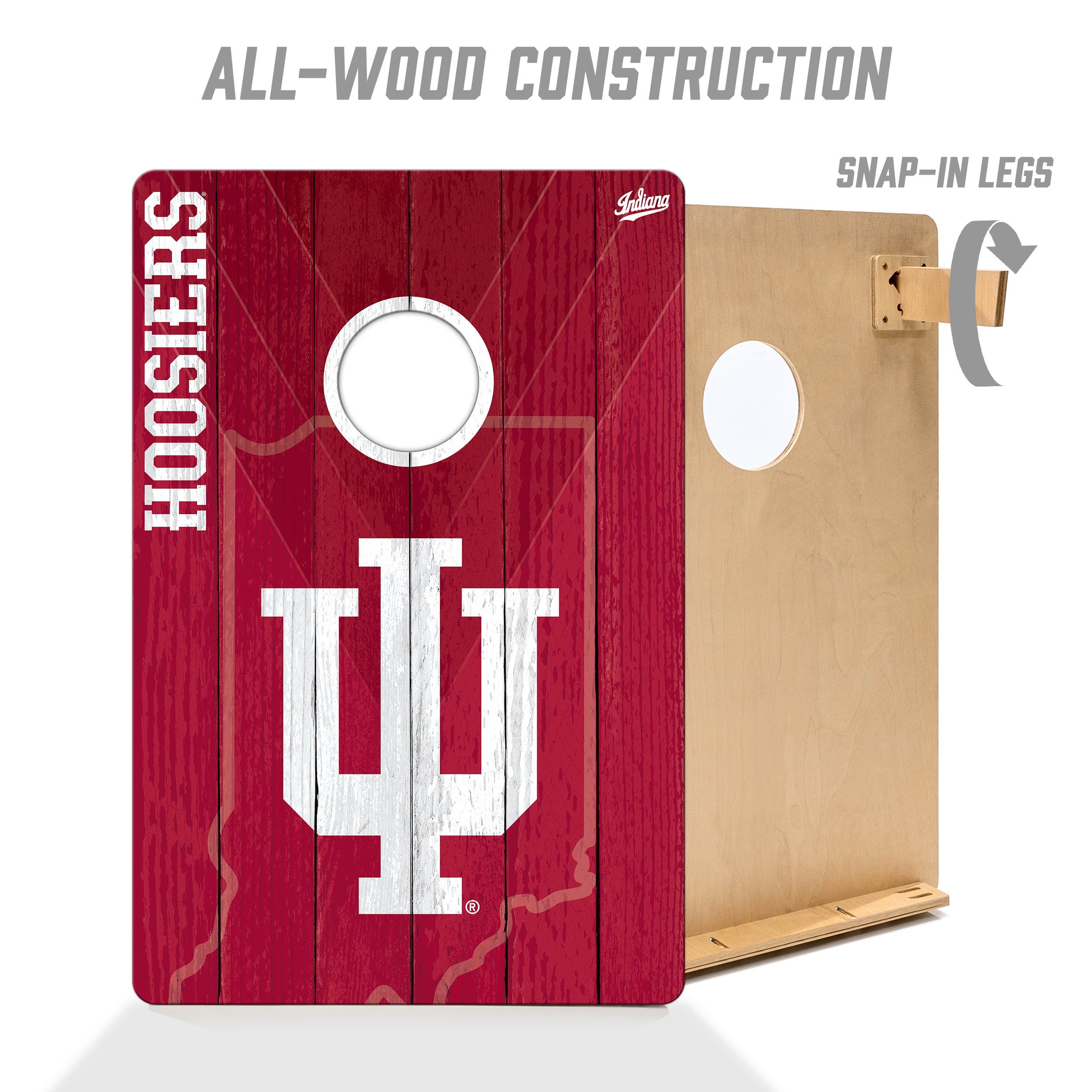 YouTheFan NCAA Indiana Hoosiers 2' x 3' Cornhole Game