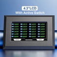 thumbnail image 2 of 3X Accesorio Pantalla LCD de 4,3 Pulgadas con Monitor de Interruptor Activo para JK Smart, 2 of 5