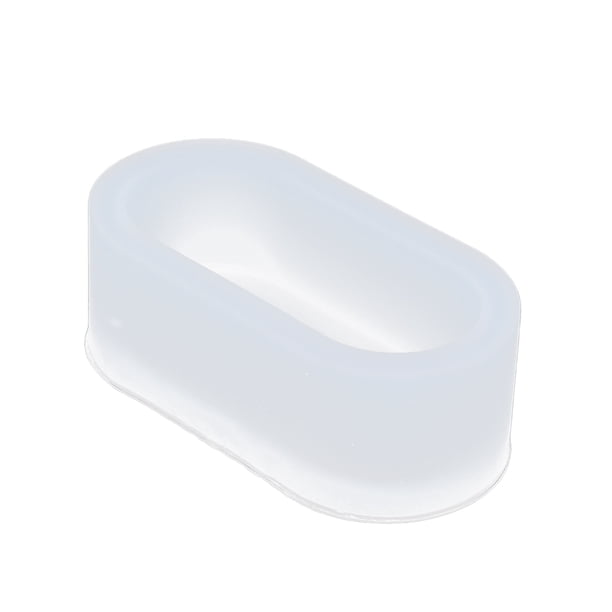 Molde de silicona para maceta, molde de silicona de elipse larga, molde de resina epoxi, construido para el futuro Jadeshay A