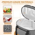 thumbnail image 3 of Golkcurx - Bolsa de cocción lenta de doble capa para ollas ovaladas de 6 a 8 cuartos y modelos Hamilton Beach, con correa ajustable acolchada, compartimento superior con cierre, 3 of 5