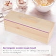 thumbnail image 4 of Rectangular Wooden Soap Mold With Silicone Liner Cover Loaf Soap Mold Tool Diy Soap Candle Mold 1200g Mol, 4 of 6