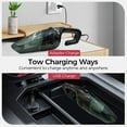 thumbnail image 4 of WOOVFU 7000PA Hand Held Vacuum,2200mAh Lightweight Vacuum Cleaner for Car,Home Vacuum Cordless,Black, 4 of 7