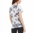 thumbnail image 2 of Danskin Women's Tie Dye Tee T-Shirt, Black Combo Medium, 2 of 2
