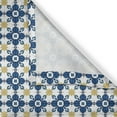 thumbnail image 4 of Ambesonne Ethnic Valance Pack of 2, Traditional Azulejo Tile, 54"X12", Blue Yellow White, 4 of 5