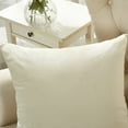 thumbnail image 3 of Home Soft Things Milliken Plush Throw Pillow Covers 2 Piece Set - Angora - 20" x 20", 3 of 4