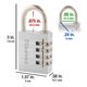 thumbnail image 5 of Candado Combinación Master Lock Aluminio Personalizable, 5 of 5