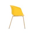 thumbnail image 4 of Silla Petraco Estilo Contemporáneo Color Amarillo Gaia Herbs Retro, 4 of 7