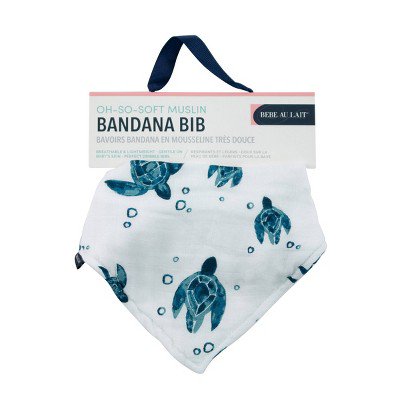 Bebe Au Lait Luxury Muslin Bandana Bib Sea Turtles Walmart Com Walmart Com