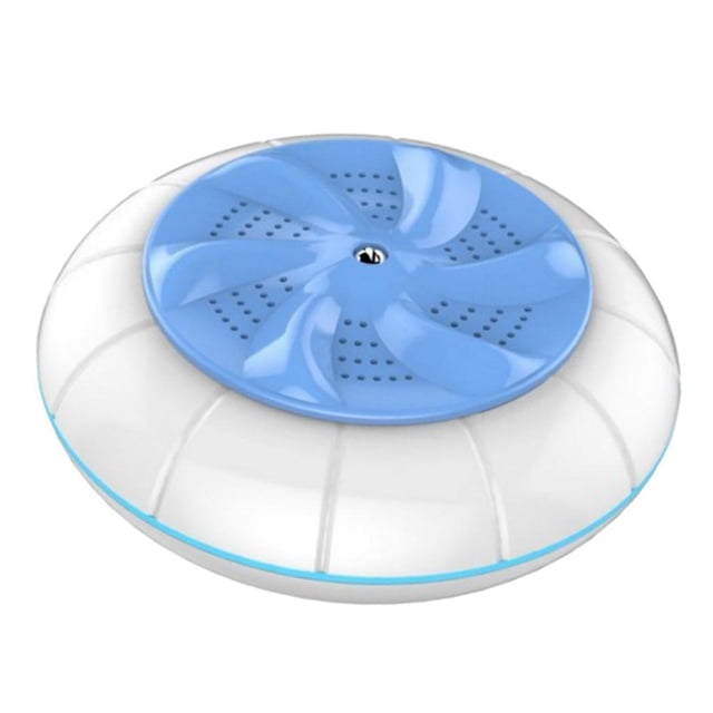 Lavadora de turbina ultrasónica Baoblaze mini Lavadora personal para ropa Azul