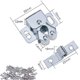 thumbnail image 2 of 12PCS Door Latches, Door Closers, Double Roller Latches for Furniture Swing Door, Latch Cabinet Door Double Roller Catch Cupboard Door Latch Catch (Si, 2 of 5