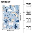 thumbnail image 3 of Llamas Cactus Mountains Rainbow Notebooks 1-subject Journal 60 Sheets A5 College Ruled Paper Detachable Ring 8.3"x5.7", 3 of 8