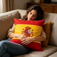 thumbnail image 1 of Throw Pillow Covers Flag Printed Cushion Covers Sports Fan Decorative Pillowcases For Car Bar Home Sofa Bedroom Decoration, 1 of 7