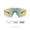 Clear Frame Yellow Tinted Lens, variant on Cycling Goggles UV-responsive Vibrant Color Tinted Photochromic Sunglasses Anti-UVA UVB