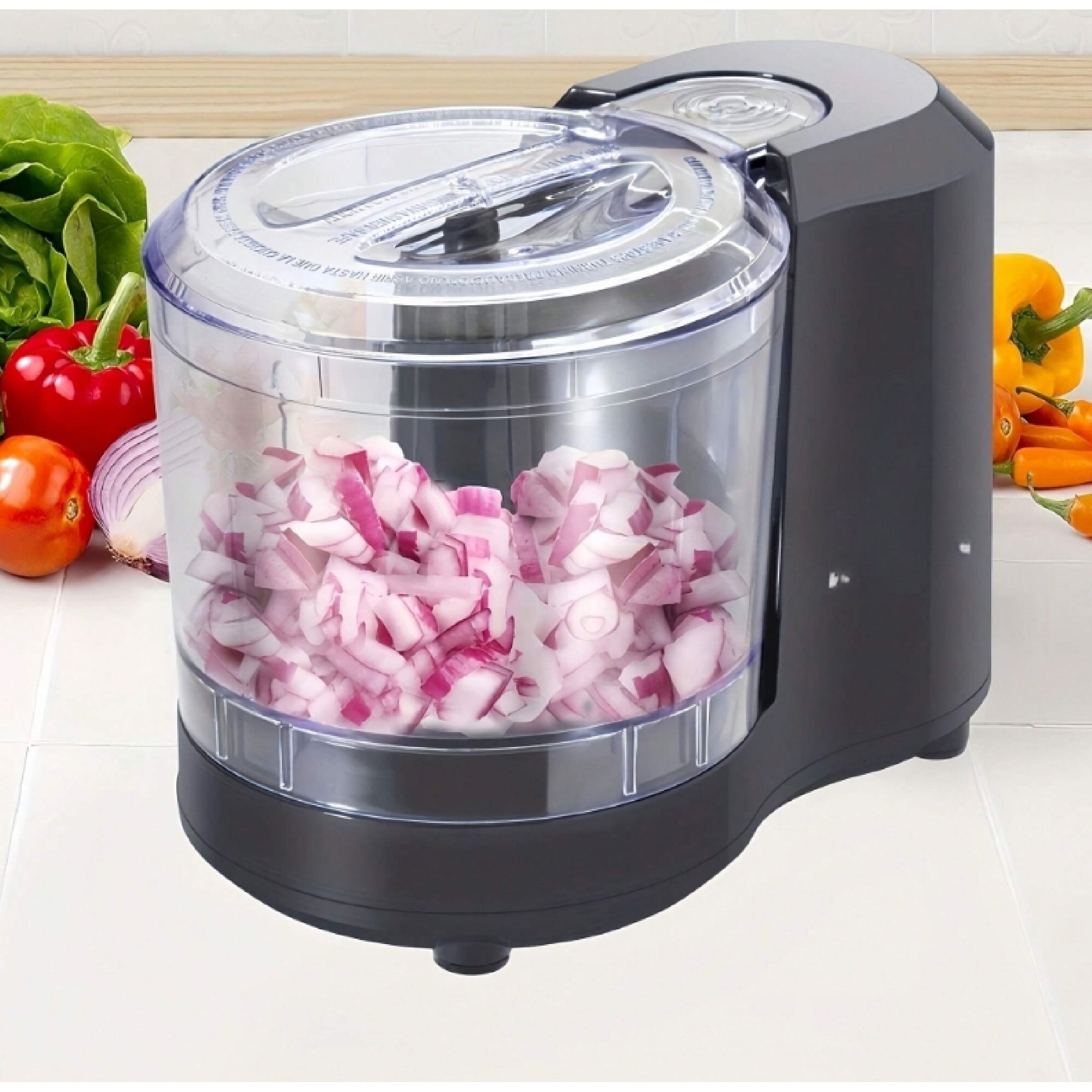 Cuisinart CH-4DC Elite Collection 4-Cup Chopper/Grinder, Die Cast Cuisinart Elite Collection 4 Cup Food Chopper - Gray for sale