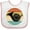 White and Pink, variant on Inktastic French Horn Retro Music Sunset Boys or Girls Baby Bib