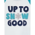 thumbnail image 3 of Jolly Jammies Boys and Girls Unisex Snow It All Matching Family Pajamas Set, 2-Piece, Sizes 6-12, 3 of 4