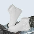 thumbnail image 4 of Waterproof Shoe Covers, Non-Slip Shoe Covers, Rain Shoe Cover, Silicone Shoe Covers Waterproof, Outdoor Shoe Protector for Women Men Kids (Large, White), 4 of 8