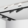 thumbnail image 4 of Foco LED para riel, reflector LED regulable, CA 90-260 V, COB, luz lineal, rejilla, lámpara de riel de 10 W, 20 W, 30 W, 40 W para iluminación interior, 4 of 5