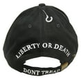 thumbnail image 5 of Black Gadsden Culpeper Liberty or Death Don't Tread on Me Hat Cap EE, 5 of 6