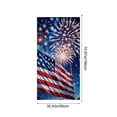 thumbnail image 3 of erdimoy 4th of July Patriotic Door Cover Banner, 35×70 Inch Firework & American Flag Backdrop for Independence Day Decor, 3 of 6