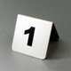thumbnail image 4 of 25 Stainless Steel Table Numbers with Stable Base for Events and Venues, 4 of 5