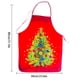 thumbnail image 2 of Decoración del día de fiesta del delantal del modelo de la impresión del partido de la cocina del hogar del delantal temático de la Navidad, tipo C AweSitey HA8990-03B, 2 of 6