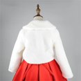 thumbnail image 6 of Girls 𝐅aux 𝐅𝐮𝐫 Dress Coat Toddler Girl Shru𝐠 Cardigan 𝐁olero Jacket Toddler Princess Cape Winter Cape Windproof Cloak, 6 of 9