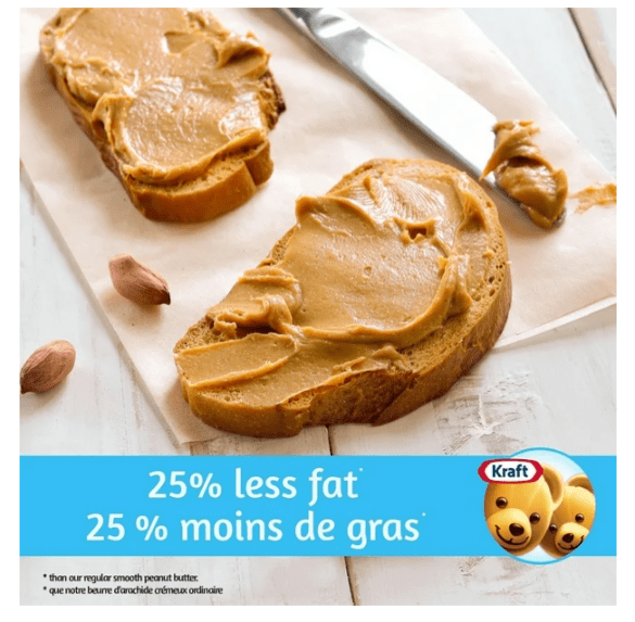 Kraft Smooth Light Peanut Butter, 500g (2 Pack)