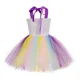 thumbnail image 5 of Vestido con tutú de princesa Celestia de unicornio para niñas, ropa de fiesta de cumpleaños para niños, disfraz de Halloween, carnaval, cosplay, poni arcoíris, 5 of 5