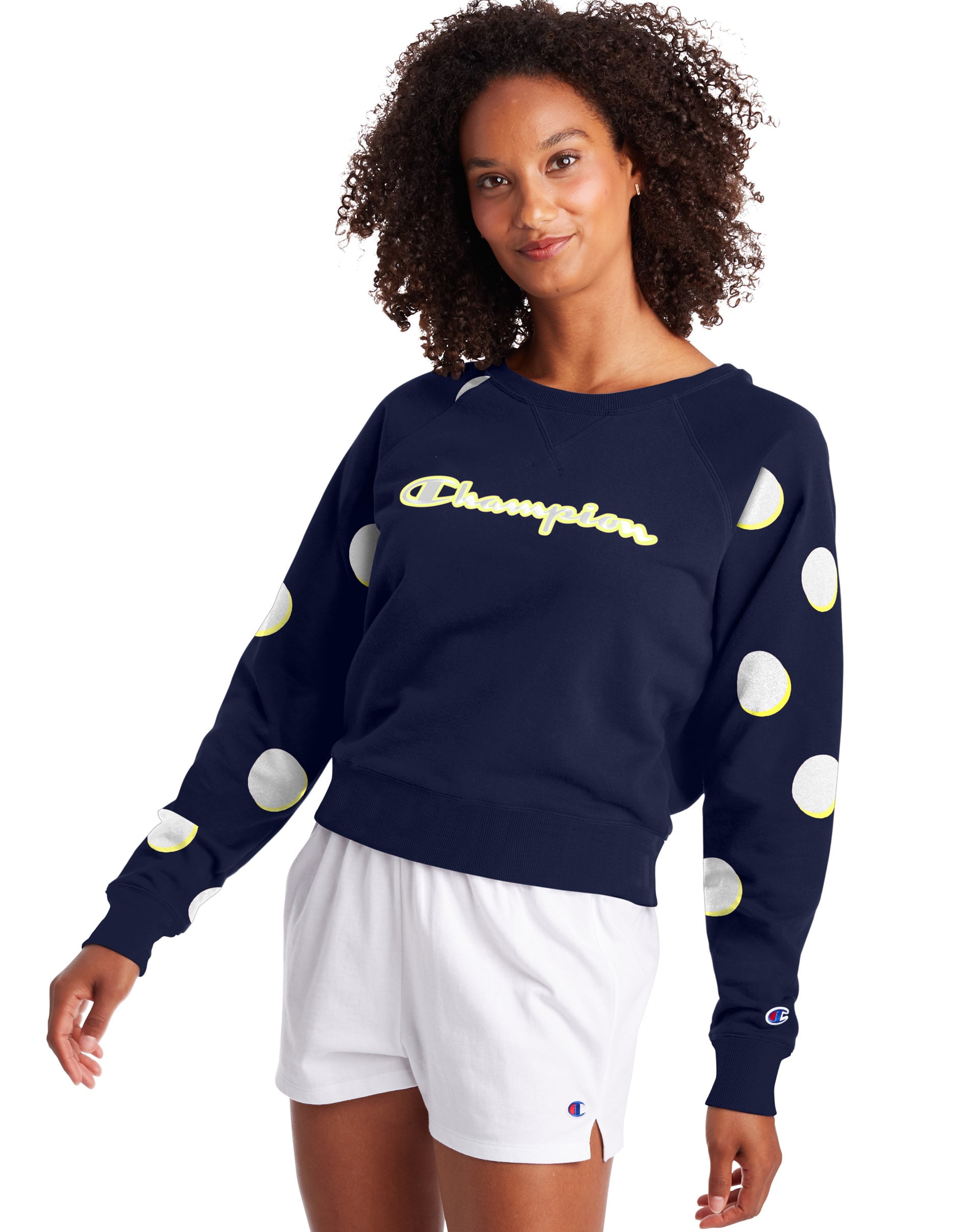 champion women's campus french terry crewneck sweatshirt
