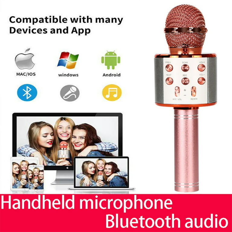 Move2Play Bluetooth Karaoke Microphone - Motown Magic Edition, Includes 30  Famous Songs, Kids Gift, Ages 3-8+ 
