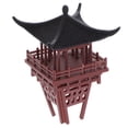 thumbnail image 2 of GOOHOCHY Estatua de pabellón chino en miniatura para micropaisaje, decoración vintage, accesorio de jardín de hadas, mesa de arena, mini pabellón de plástico., 2 of 7