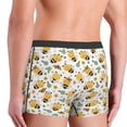 thumbnail image 5 of Disketp Bee And Flowers Men'S Boxer Briefs,Soft And Breathable Cotton Underwear With Comfortflex Waistband, 5 of 8