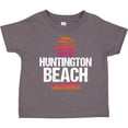 thumbnail image 3 of Inktastic Sunset Huntington Beach Girls Toddler T-Shirt, 3 of 5