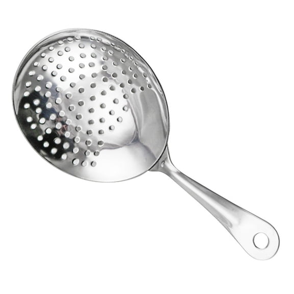 AYYUFE Reusable Julep Strainer Professional Comfortable Grid 304 Stainless Steel Ergonomic Handle Cocktail Strainer Spoon Kitchen Tools