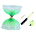 thumbnail image 4 of Juego de juguetes de diábolo chino, rodamiento triple, portátil, juguete de con coordinación ojo-mano, juguete de pelota de diábolo para niños principiantes y adultos Verde, 4 of 8