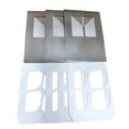 thumbnail image 5 of Way to Celebrate! 4 Cavity Silver Treat Boxes with Window, 3-Count, 5 of 5