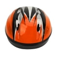 thumbnail image 4 of Casco de bicicleta para niños con amortiguación de impactos y forro de espuma ajustable, color naranja, 4 of 14