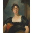 thumbnail image 3 of Sir Thomas Lawrence 20x24 Black Modern Framed Museum Art Print Titled - Portrait of a Lady, Traditionally Identified as Mrs Bevan, 3 of 5