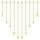 thumbnail image 1 of Cadena de extensión de collar Uxcell de 10 piezas con cierres de langosta, 5 tamaños en dorado, 1 of 5