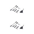 thumbnail image 3 of QualitChoice 1/28 Télécommande Voiture Bras Servo Mount Liaison Tige Réparation Type 3 2Ensemble, 3 of 6