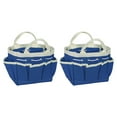 thumbnail image 1 of Bolsa de herramientas de jardín Unique Bargains 2Pcs 7.5 x 4.5 Grande Oxford Impermeable con Bolsillos Azul Claro, 1 of 6