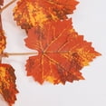 thumbnail image 5 of geerera Fall Decor Fall Garland for Home - 39.37" Artificial Orange Yellow Maple Leaf Vine with Hanging Loops, Fall Home Decor Leaves Decor Hanging Swag for Mantel Wall Doorway Autumn, 5 of 8