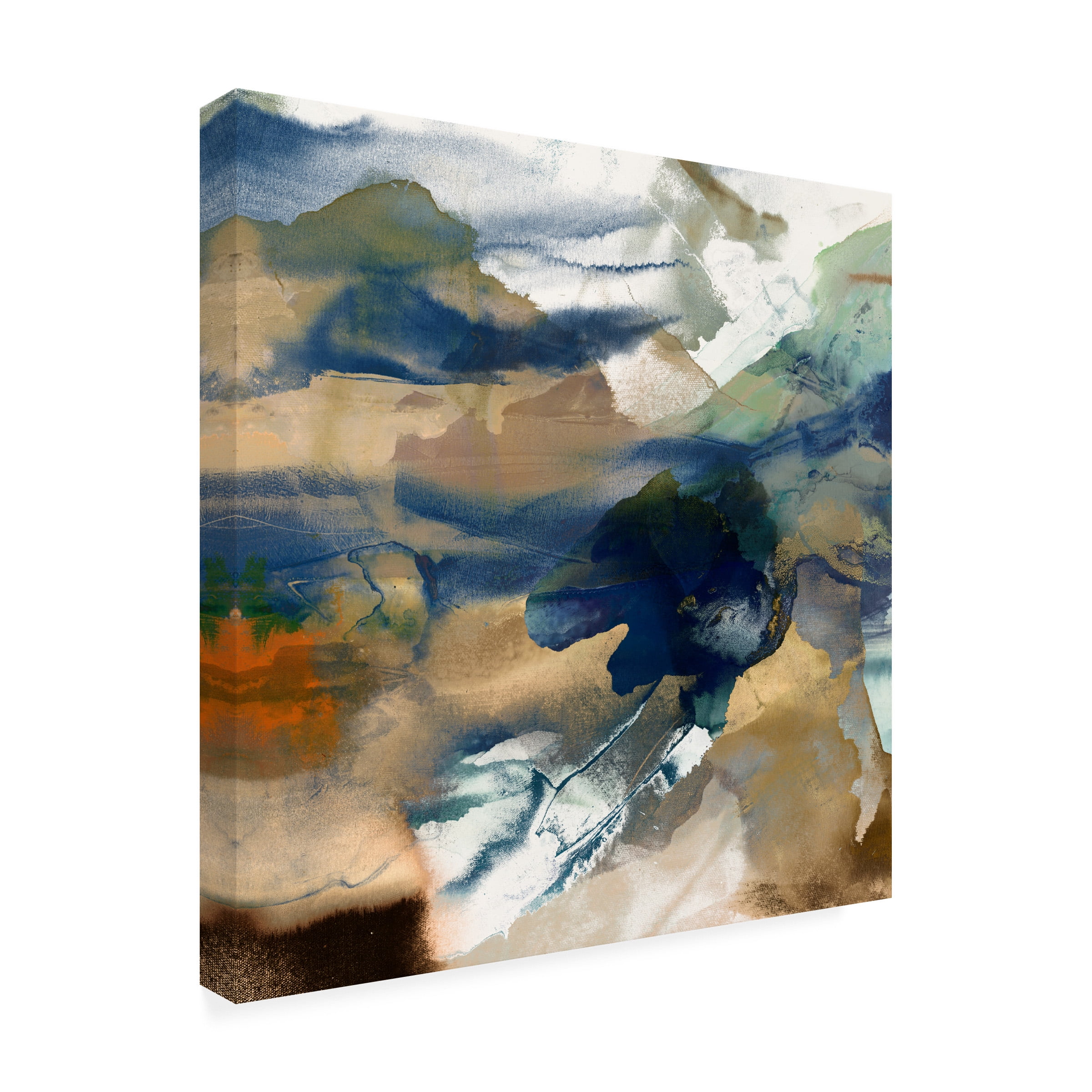 Sisa Jasper 'Orange Tide II' Canvas Art