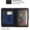 thumbnail image 5 of Allytech Folio Case for Kindle Fire HD 10 2021/Fire HD 10 Plus 10.1" Tablet 11th Generation 2021 Released, Slim Premium PU Leather Multi Angle Stand Flip Smart Cover with Auto Sleep Wake,Blue, 5 of 7