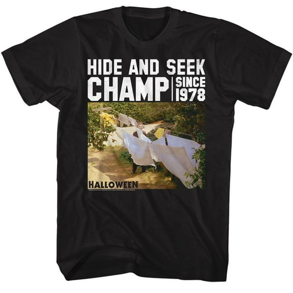 Halloween Hide and Seek Black T-Shirt