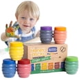thumbnail image 1 of Palitos de miel para pintar con dedos, no tóxicos, 6 colores brillantes para niños de 1 año o más, 1 of 7