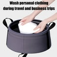 thumbnail image 5 of Ohmyroo Collapsible Portable Foldable Sink Basin for Washing Face Feet Travel Camping Outdoor Activities, 5 of 6