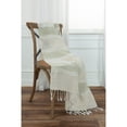 thumbnail image 5 of Rizzy Home  Chevron Stripe Hand Loomed Cotton Throw Natural/Light Natural, 5 of 5